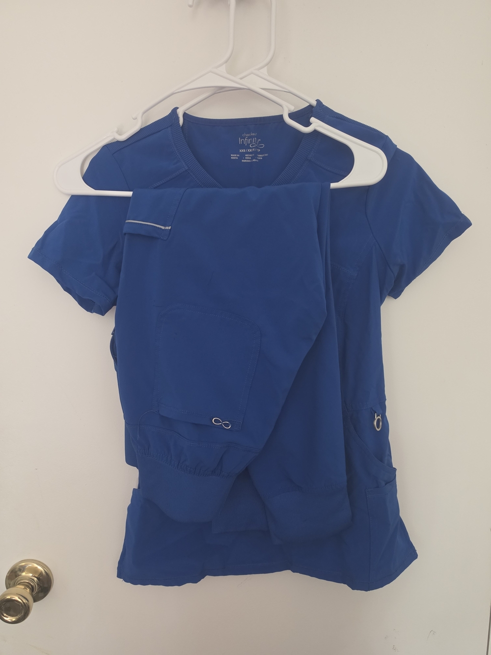 Women’s Cherokee Royal Blue Scrub Set